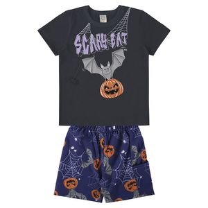 Conjunto Masculino Primeiros Passos Halloween Boca Grande 19086