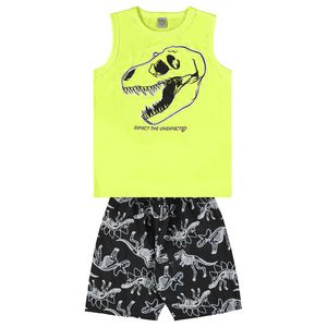 Conjunto Regata e Bermuda Masculina Infantil Boca Grande 46703