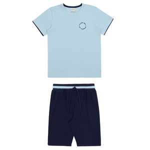 Conjunto Camiseta e Bermuda Masculina Juvenil Alakazoo 42615