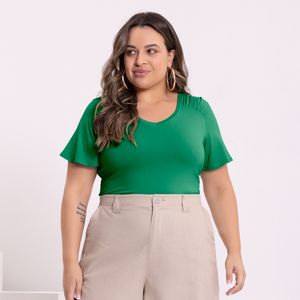 Blusa Feminina Adulto Lunender Mais Mulher 47048