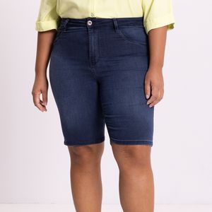 Bermuda Ciclista Jeans Fit For Me Feminina Lunender 47673