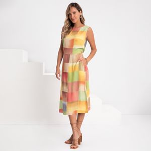 Vestido Feminino Adulto Lunender 49484