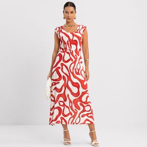 Vestido Feminino Adulto Lunender 49485