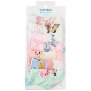 Kit Meia Semaninha Feminino Bebê Pimpolho 3003872