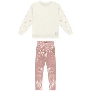 Conjunto Blusão e Calça Feminina Juvenil Alakazoo 65324