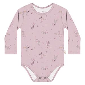 Body Feminino Primeiros Passos Elian 211560 Coelhos