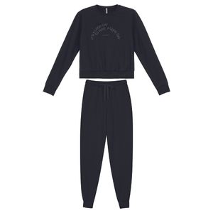 Conjunto Blusão e Calça Feminina Adulto Marialícia 183915