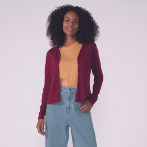 Cardigan Feminino Adulto Marialícia 183936